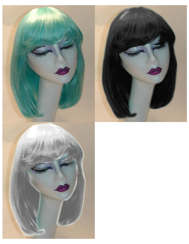 Human - hair colored wig for a natural and luxurious feelManic Panic Bombshell Cleopatra Wig Glam®