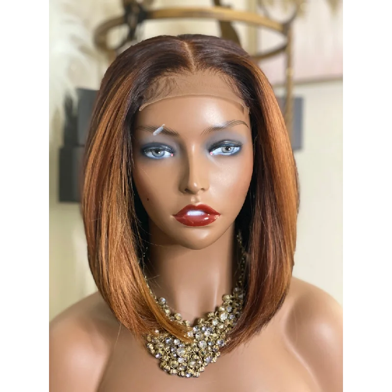 Adjustable - cap bob wig for a comfortable fitRaven