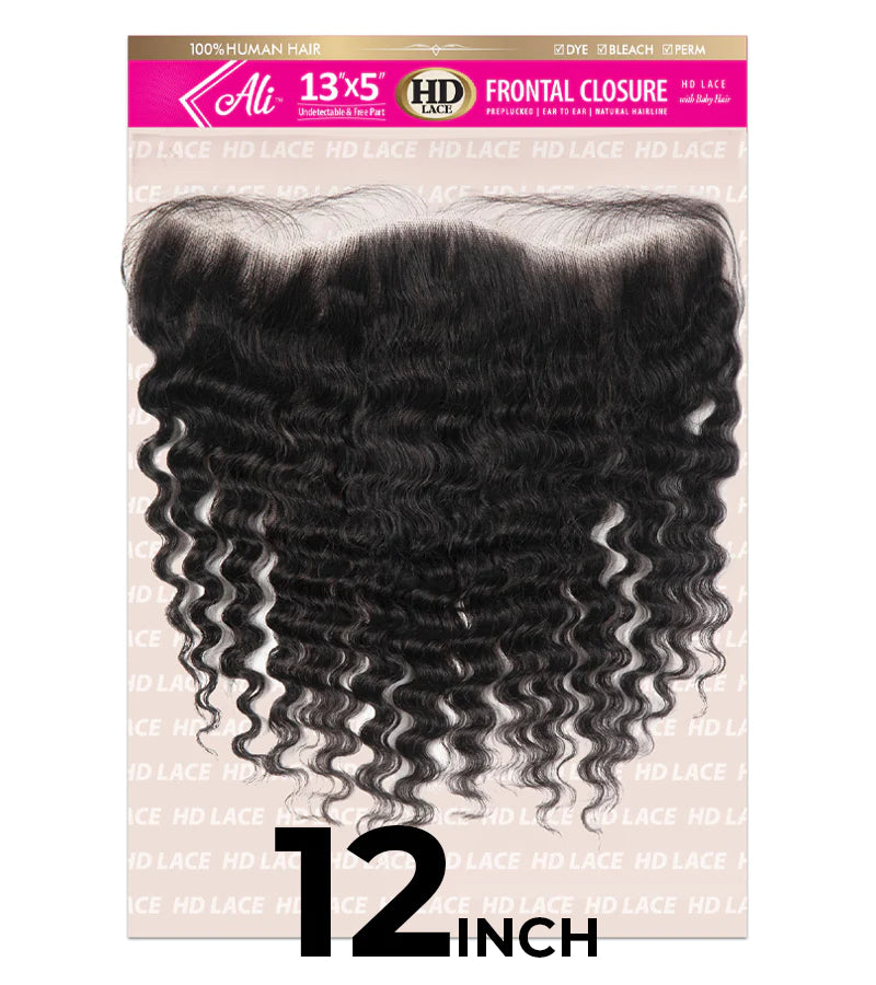 Box braided wigs with jumbo size for a bold lookNew Born Free BRAZILIAN BUNDLE HD 13X5 LACE CLOSURE-NEW DEEP 12" - BBHDC135N12