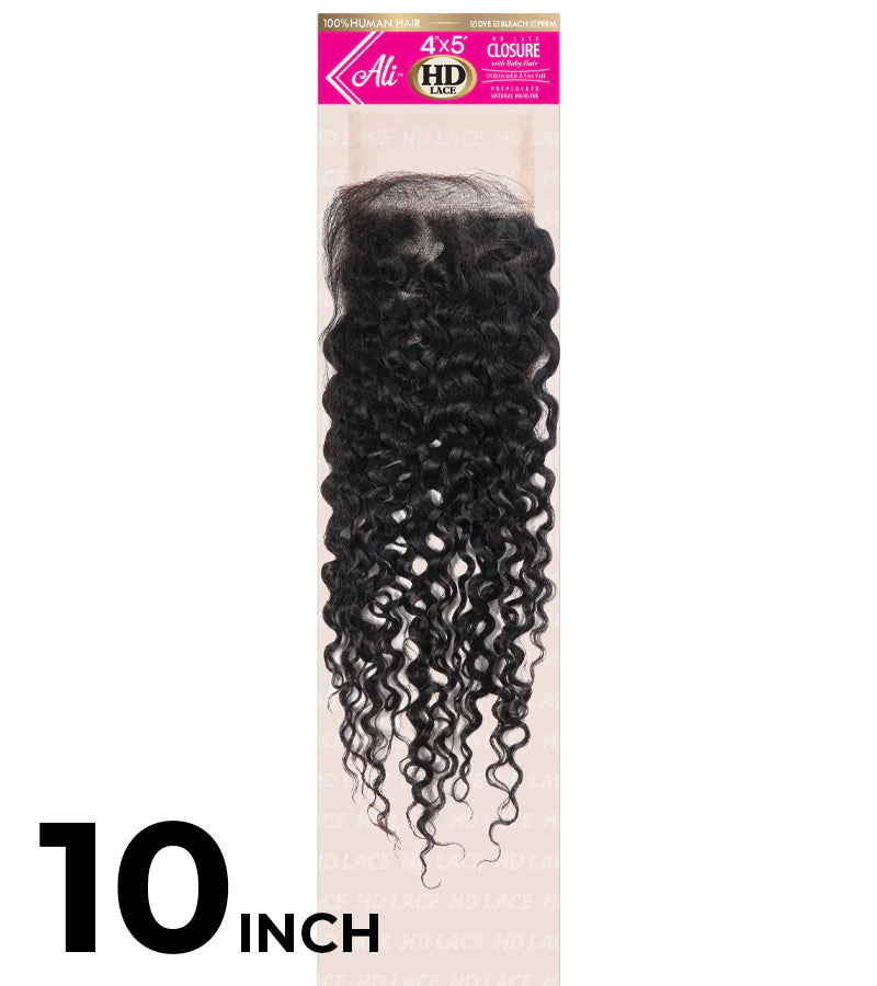 Synthetic braided wigs with a natural - looking textureNew Born Free BRAZILIAN BUNDLE HD 4X5 LACE CLOSURE-BOHEMIAN 10" (1/200) - BBHDC45B10