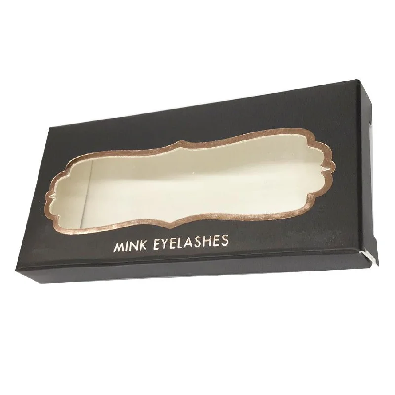 Braided wigs with a natural - looking scalp for a more realistic finishBlack Paper Empty Eyelash Box Gift Box Full Window