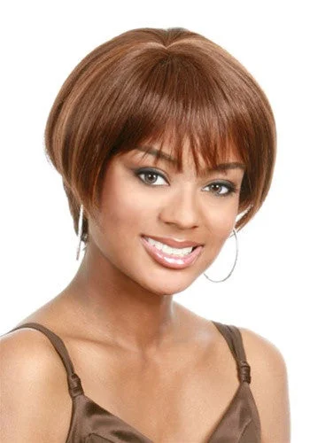 Adjustable - cap human - hair wig for a comfortable fitBobbi Boss 100% Human Hair Wig MH1186