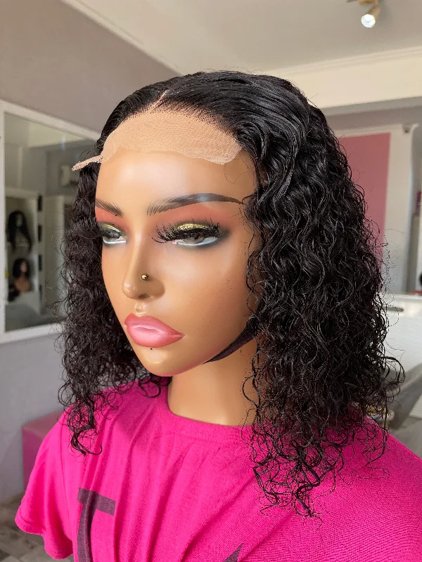 Human - hair wig with a 180 - density for a full and thick appearanceSPECIAL JERRY CURLS HUMAN HAIR WIG