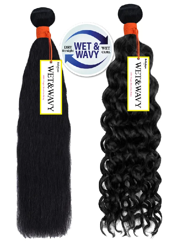 Kinky braided wigs with a tight curl pattern for authenticityBELLATIQUE-WET&WAVY NATURAL CURL