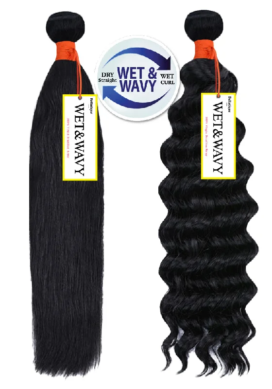 Braided wigs with a side - part for a flattering lookBELLATIQUE-WET&WAVY DEEP WAVE