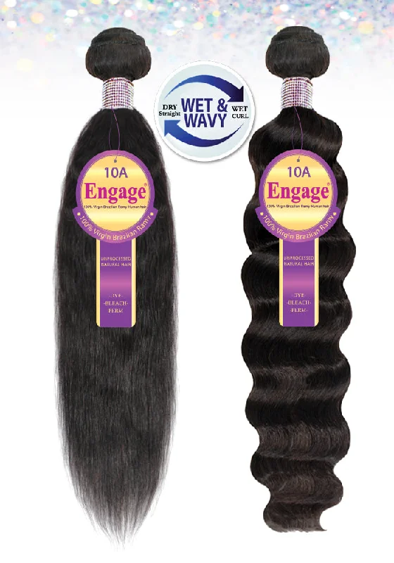 Bob - length braided wigs for a short and sassy lookENGAGE-WET&WAVY DEEP WAVE 100%  VIRGIN BRAZILIAN REMY HUMAN HAIR