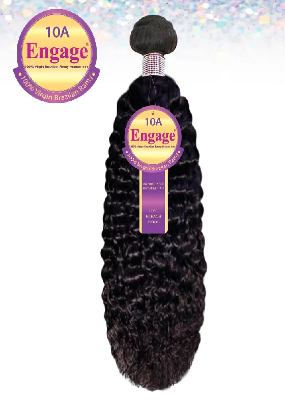 Blonde braided wigs for a trendy and sun - kissed appearanceENGAGE-DEEP CURL 100%  VIRGIN BRAZILIAN REMY HUMAN HAIR