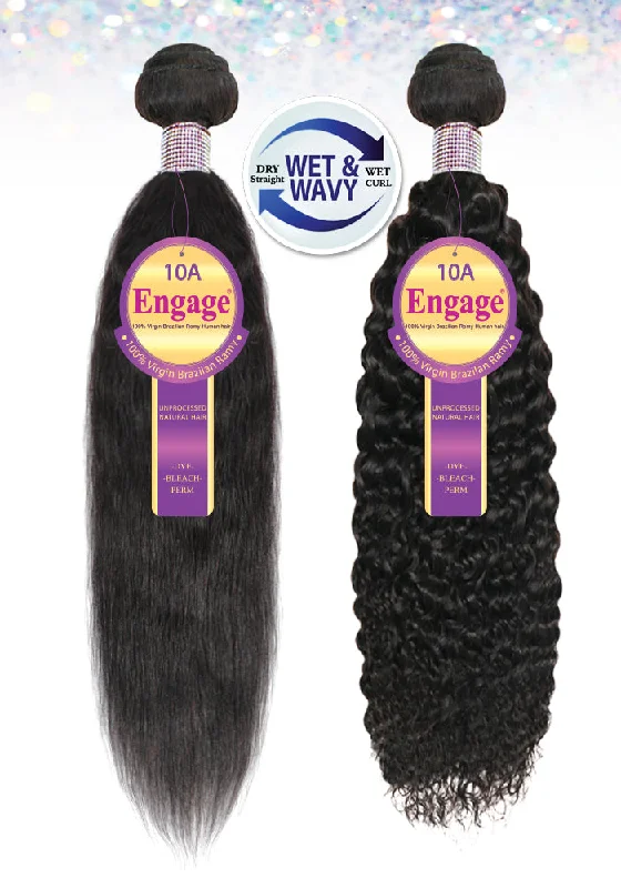 Long - length braided wigs for a glamorous and voluminous styleENGAGE-WET&WAVY BOHEMIAN CURL 100%  VIRGIN BRAZILIAN REMY HUMAN HAIR