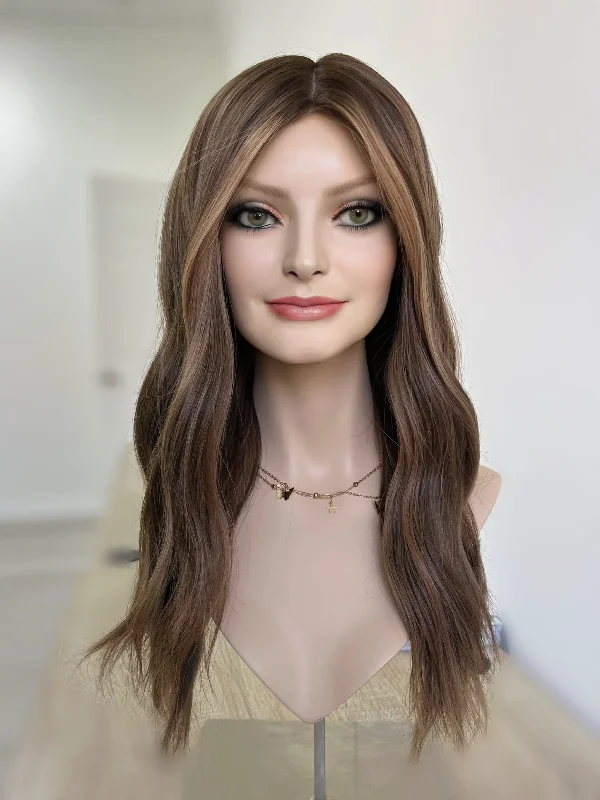 Adjustable - cap bob wig for a comfortable fitGardeaux iWig, "Custom Medium Brown with Balayage" (R2191)