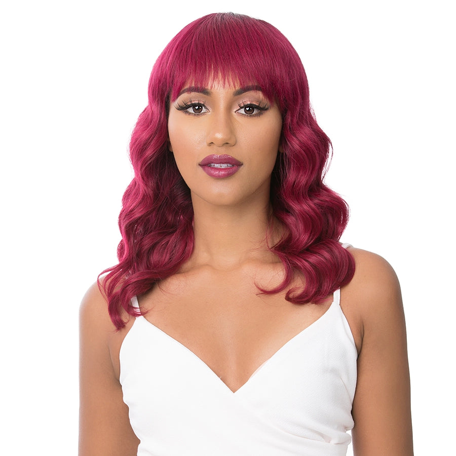 Malaysian - human - hair wig with a smooth and silky textureIt's a Wig 100% Human Hair Wig HH Jean