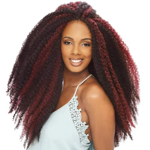 Braided wigs with a water - wave texture for a unique lookJanet Collection Afro Twist Braid Color 1B (6 Packs)