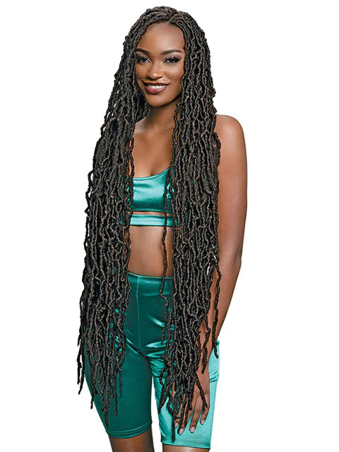 Bob - length braided wigs for a short and sassy lookJanet Collection Nola Tress 2X BORN LOCS Crochet Braid 40