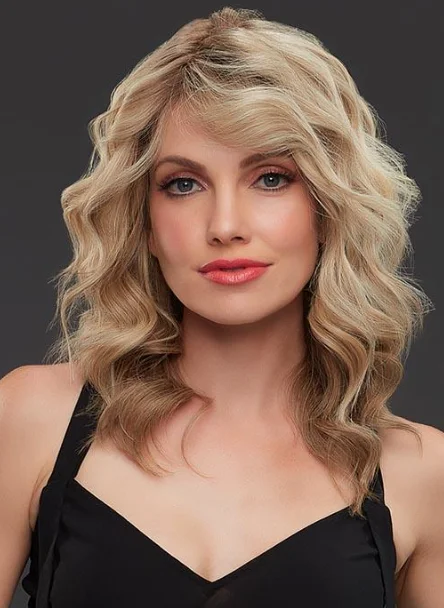 Human - hair wig with a natural - looking root for a more realistic lookJennifer (Lace Front) Human Hair Wig