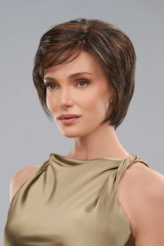 Bob wig with a curly fringe for a playful and youthful vibeJon Renau Wigs - Stella Star (#5177)