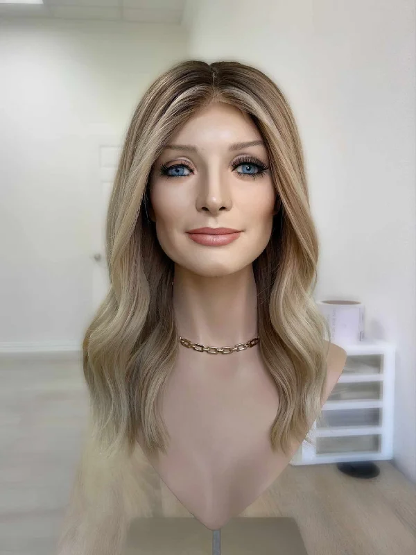 Heat - resistant bob wig for styling versatilityMckenna Silk Top Wig, "W902 - Creamy Bright Beige Blonde" (R2186) - TAKE AN ADDITIONAL 10% OFF WITH CODE LASTDAY10 - FINAL SALE