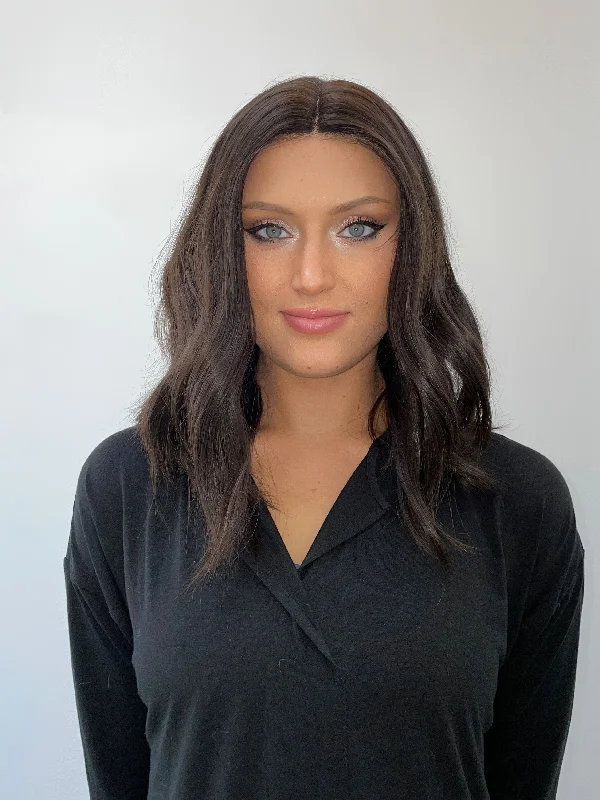 Bob wig made from high - quality synthetic fibersMilano Secret Collection Divine Lace Top Wig, "Darkest Brown" (R2237) - TAKE AN ADDITIONAL 10% OFF WITH CODE LASTDAY10 - FINAL SALE