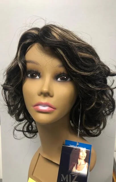 Human - hair wig with a 180 - density for a full and thick appearanceMiz Collection Human Hair Wig H-302