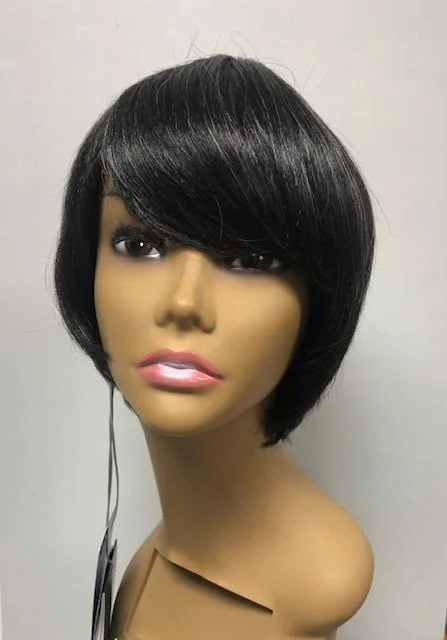 Brazilian - human - hair wig with a full and voluminous lookMiz Collection Human Hair Wig H-OSCAR