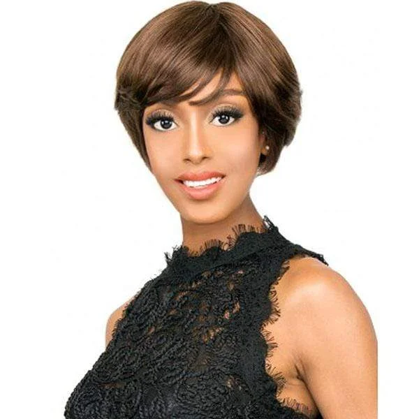 Indian - human - hair wig with a natural - looking shineR&B Collection 100% Human Hair Wig HH-10A