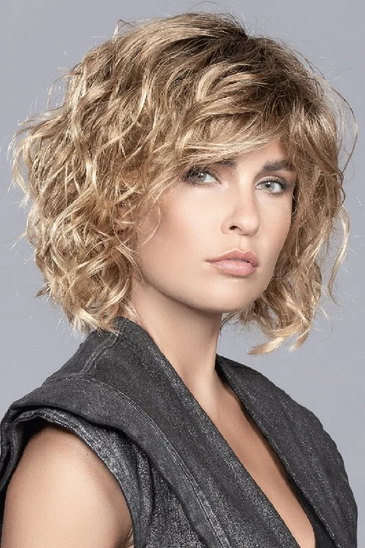 Petite bob wig suitable for women with small facesSale - Ellen Wille Wigs - Girl Mono Large - Color: Light Bernstein Rooted