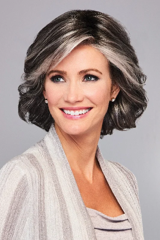 Ash - blonde bob wig for a trendy and cool - toned lookSale - Gabor Wigs - Modern Motif - Color: Walnut (GL10-14)