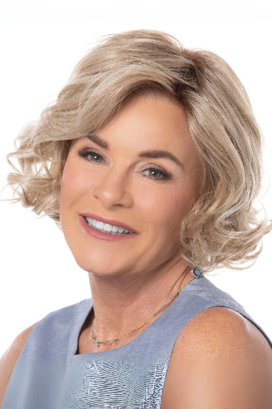 Short - bob wig for a super - sleek and minimalist styleSale - Toni Brattin Wigs - Showtime Plus (#363) - Color: Light Gray