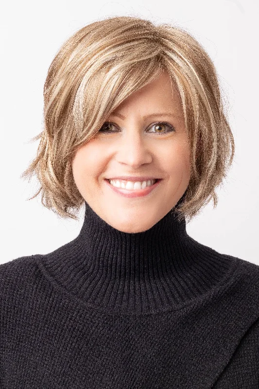 Bob wig with a monofilament cap for a breathable feelSale - Tony of Beverly Wigs - Starly - Color: Bronze