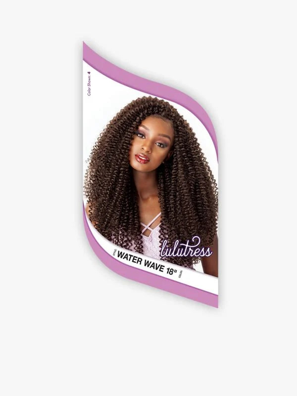 Braided wigs with a natural - looking scalp for a more realistic finishSENSATIONNEL LULUTRESS WATER WAVE 18"