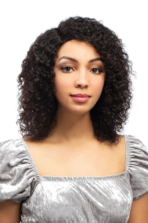 Human - hair wig with a silk - base cap for a comfortable and smooth feelSensual Vella Vella 100% Human Hair Wig Olga