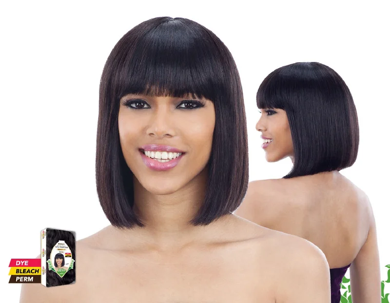 Virgin - human - hair wig with a natural - looking texture for a luxurious feelShake-N-Go Naked Brazilian Natural 100% Human Hair Premium Wig MIA