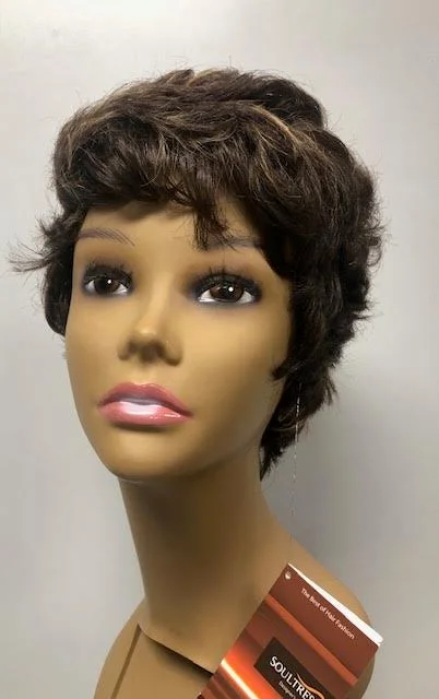 Peruvian - human - hair wig with a soft and manageable feelSoul Tress 100% Human Hair Wig H-JENNY