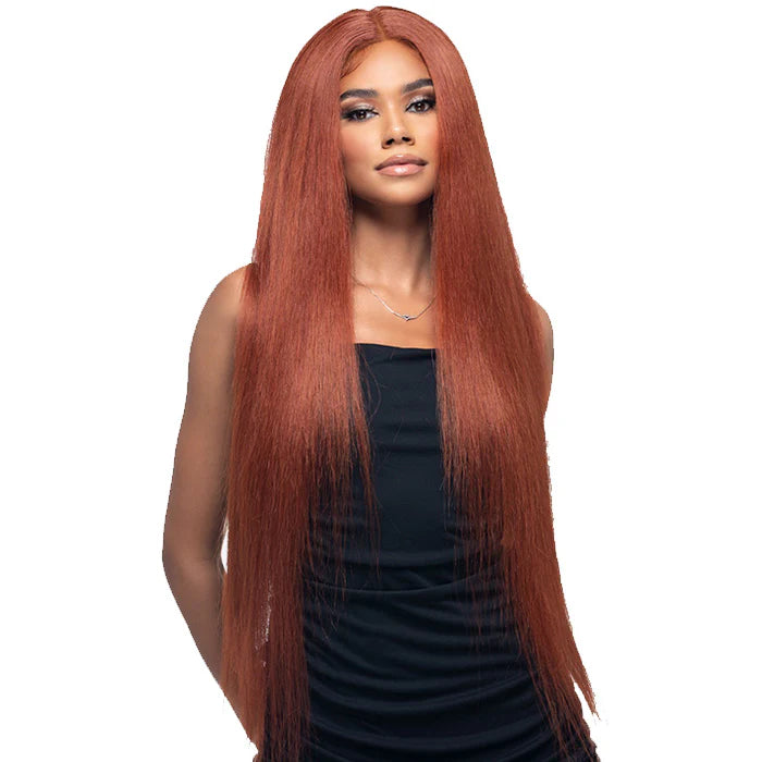 Human - hair wig with a side - part for a more flattering appearanceVivica Fox Wanna Bee Lace Front WNB-1 *COLOR 1B ONLY*