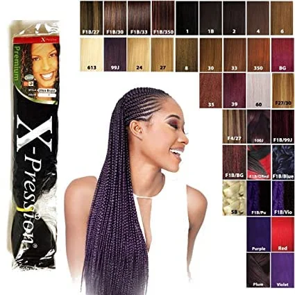 Long - length braided wigs for a glamorous and voluminous styleWholesale African X-pression Braiding