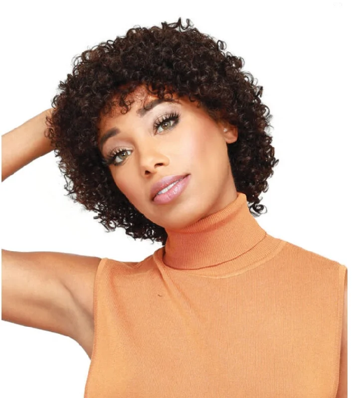 Human - hair wig with a natural - looking root for a more realistic lookZury SIS 100% Human Hair Wig HR BRAZ NARA