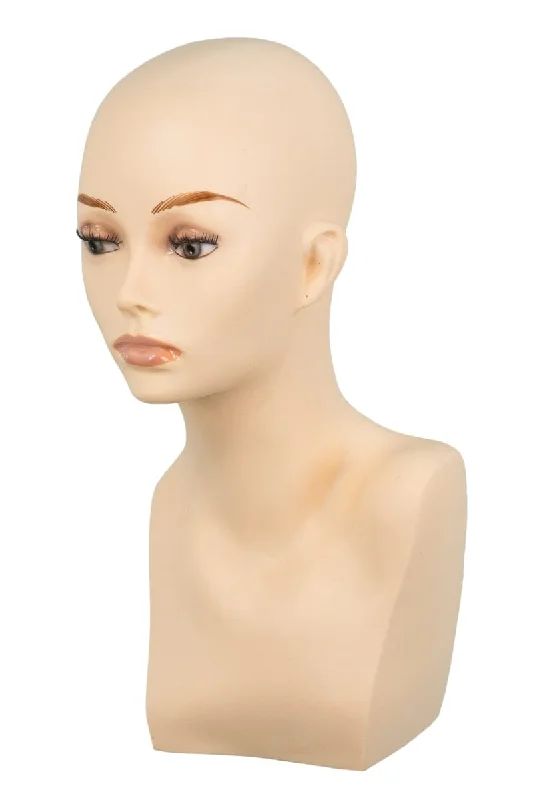 Heat - resistant bob wig for styling versatility15" Rubber Mannequin by Jon Renau